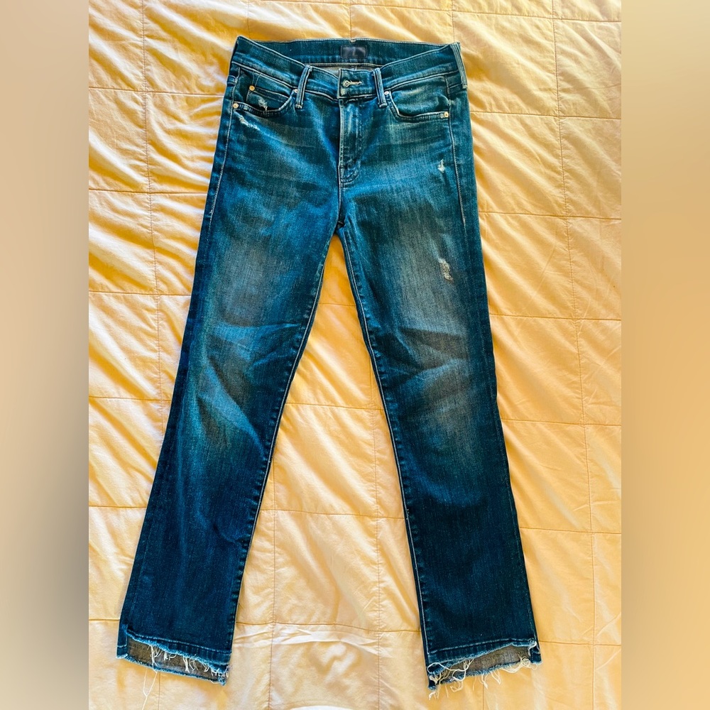 MOTHER size 24 ankle undone fray